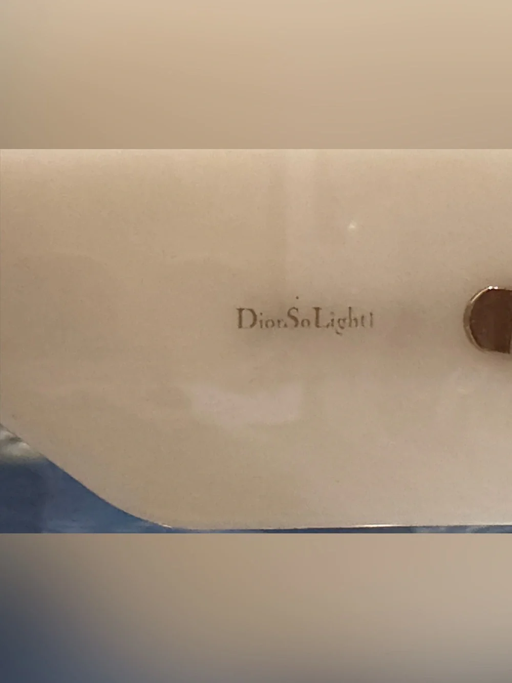 Dior Light Pink Oversized Shield Sunglasses By John Galliano